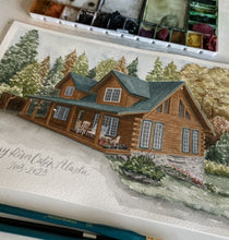 Load image into Gallery viewer, Custom Watercolor House Portrait