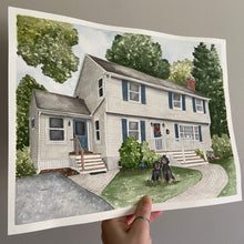Load image into Gallery viewer, Custom Watercolor House Portrait