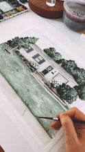 Load image into Gallery viewer, Custom Watercolor House Portrait