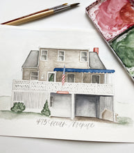 Load image into Gallery viewer, Mini Custom Watercolor House Portrait