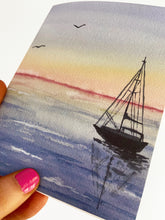 Load image into Gallery viewer, A Quiet Morning Watercolor Landscape Greeting Card