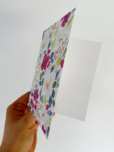 Load image into Gallery viewer, Bright Summer Blooms Watercolor Floral Greeting Card
