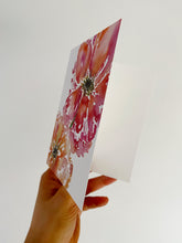 Load image into Gallery viewer, Big Floral Blooms Watercolor Floral Greeting Card