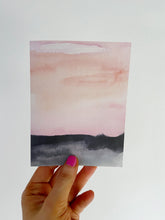 Load image into Gallery viewer, Moody Afternoon Abstract Watercolor Greeting Card
