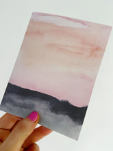 Load image into Gallery viewer, Moody Afternoon Abstract Watercolor Greeting Card