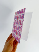 Load image into Gallery viewer, Watercolor Rainbow Pattern Greeting Card