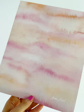 Load image into Gallery viewer, Soft Pink Sky Abstract Watercolor Art Print