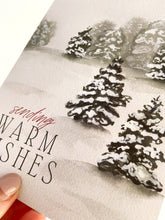 Load image into Gallery viewer, Sending Warm Wishes Watercolor Christmas Greeting Card