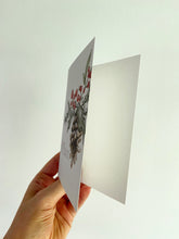 Load image into Gallery viewer, "Happy Holidays" Holly Berry Christmas Greeting Card