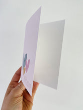 Load image into Gallery viewer, Birthday Hearts | Watercolor Birthday Greeting Card