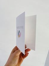 Load image into Gallery viewer, Thinking of You with All My Heart | Watercolor Sympathy Greeting Card