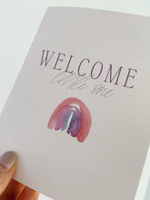 Load image into Gallery viewer, Welcome, Little One | Watercolor Greeting Card for New Baby or New Mom