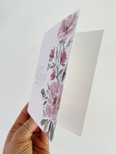 Load image into Gallery viewer, Watercolor Floral Happy Birthday Greeting Card