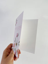 Load image into Gallery viewer, Watercolor Floral Congratulations Greeting Card