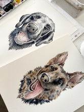 Load image into Gallery viewer, Custom Watercolor Pet Portrait