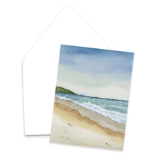 Load image into Gallery viewer, Castaway Daydream Watercolor Landscape Greeting Card