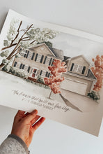 Load image into Gallery viewer, Mini Custom Watercolor House Portrait