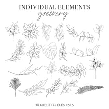 Load image into Gallery viewer, Floral Haven - Hand Drawn Floral Graphic Collection