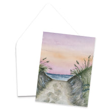Load image into Gallery viewer, Sandy Hills Watercolor Landscape Greeting Card
