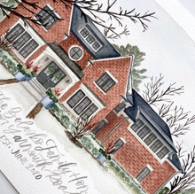 Load image into Gallery viewer, Custom Watercolor House Portrait