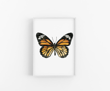 Load image into Gallery viewer, Watercolor Monarch Butterfly Art Print
