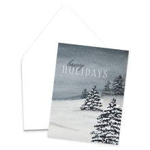 Load image into Gallery viewer, Snowy Holiday Winter Christmas Greeting Card