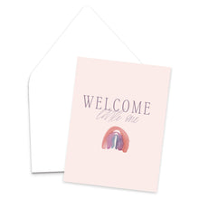 Load image into Gallery viewer, Welcome, Little One | Watercolor Greeting Card for New Baby or New Mom