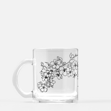 Load image into Gallery viewer, Breathe in the Florals 10 oz Glass Coffee Mug