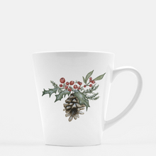 Load image into Gallery viewer, Holly Berry Latte Coffee Mug | 12 oz.