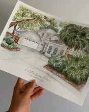 Load image into Gallery viewer, Custom Watercolor House Portrait
