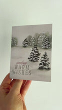 Load and play video in Gallery viewer, Sending Warm Wishes Watercolor Christmas Greeting Card
