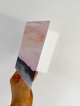 Load image into Gallery viewer, Moody Afternoon Abstract Watercolor Greeting Card
