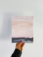 Load image into Gallery viewer, Moody Afternoon Abstract Watercolor Art Print
