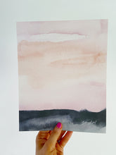 Load image into Gallery viewer, Moody Afternoon Abstract Watercolor Art Print
