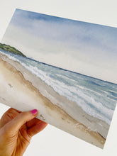 Load image into Gallery viewer, Castaway Daydream Watercolor Landscape Art Print
