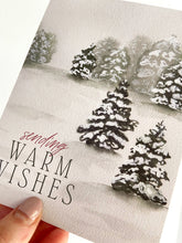 Load image into Gallery viewer, Sending Warm Wishes Watercolor Christmas Greeting Card
