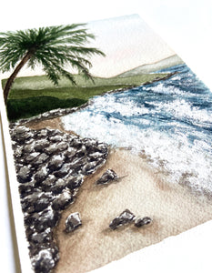 Rocky Beach Palms - ORIGINAL