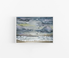 Load image into Gallery viewer, Before the Storm Watercolor Landscape Art Print
