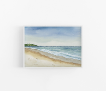 Load image into Gallery viewer, Castaway Daydream Watercolor Landscape Art Print
