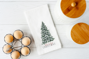 Watercolor Christmas Tea Towel Bundle