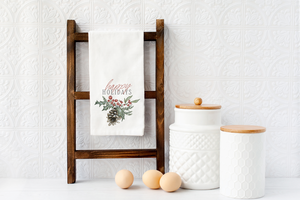 Watercolor Christmas Tea Towel Bundle