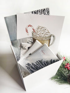 Holiday Art Prints and Cards Gift Bundle
