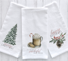 Load image into Gallery viewer, Watercolor Christmas Tea Towel Bundle
