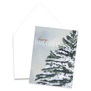 "Happy Holidays" Christmas Greeting Card