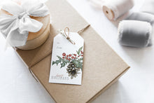 Load image into Gallery viewer, Holly Berry Holiday Gift Tags
